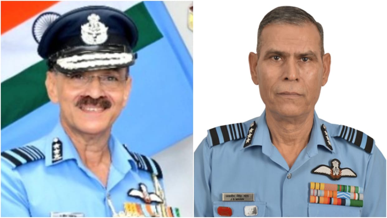 Air Marshal Manish Khanna assumes charge in Southern Command Air Marshal Jasvir Singh Mann in Western Command