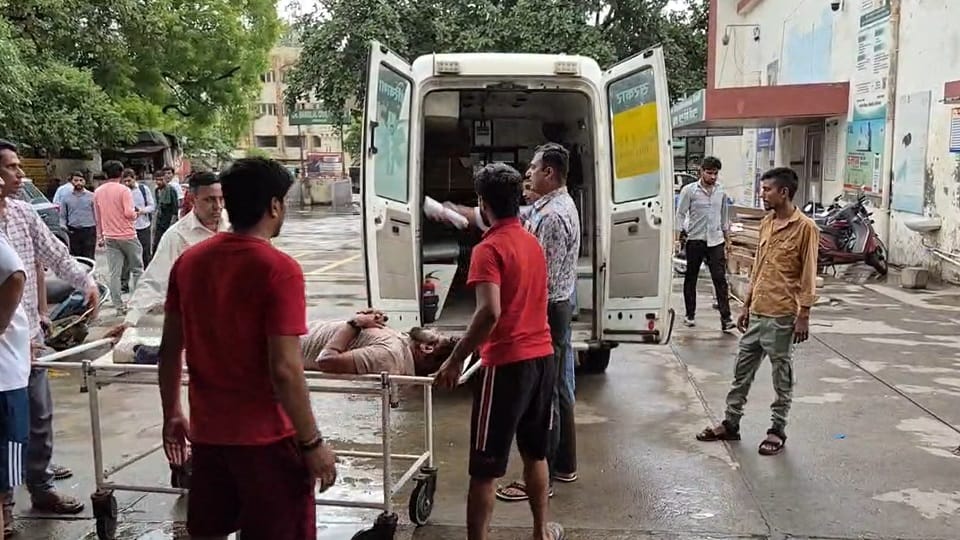 4 injured and one children died in road accident at Bhiwani
