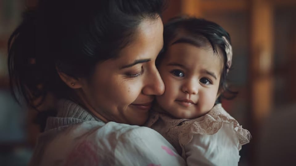 Global Day Of Parents 2025 Nanny is taking care of children because parents are working