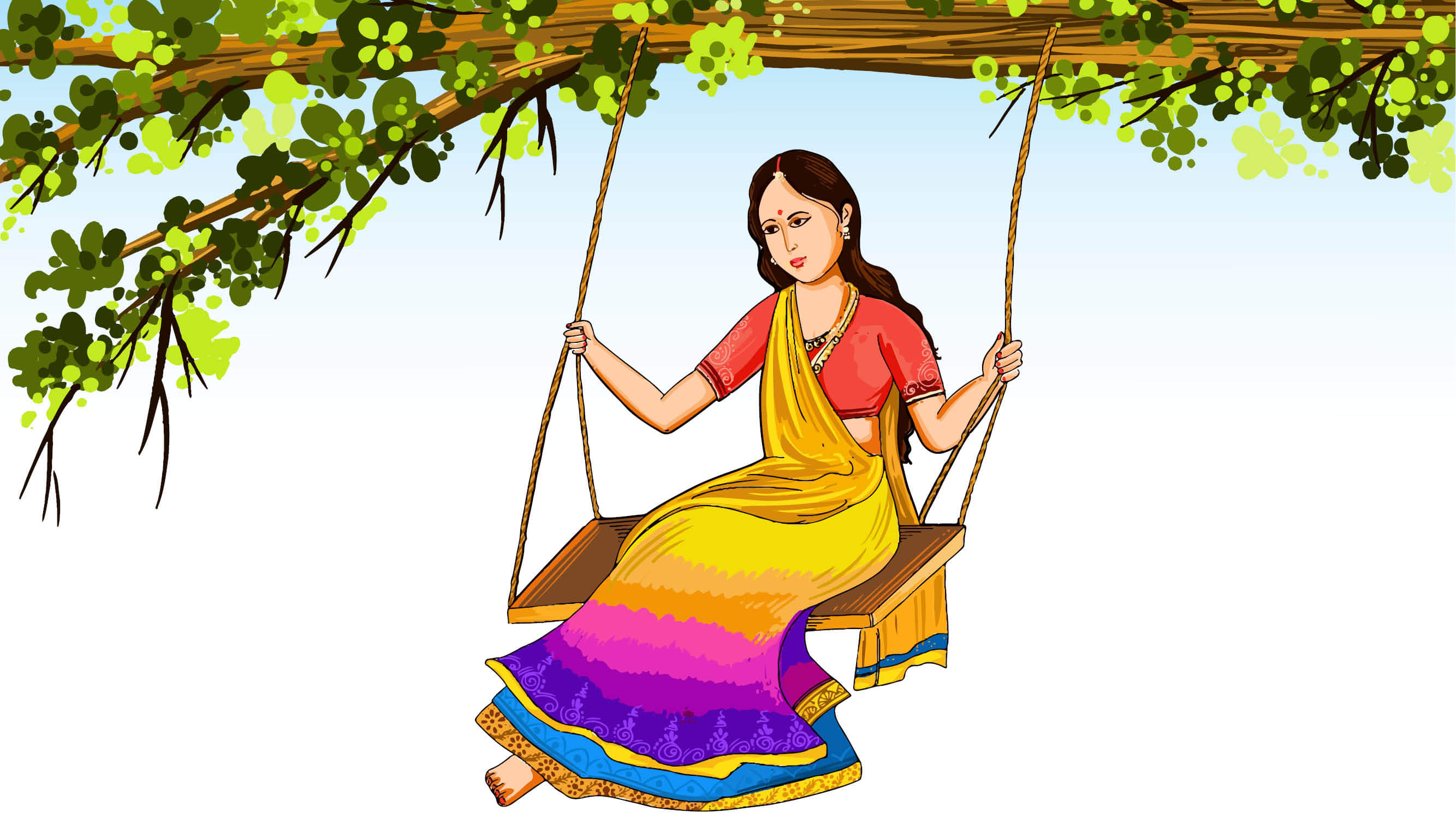 Hariyali Teej 2025 date know importance of green colour in Hariyali teej disprj