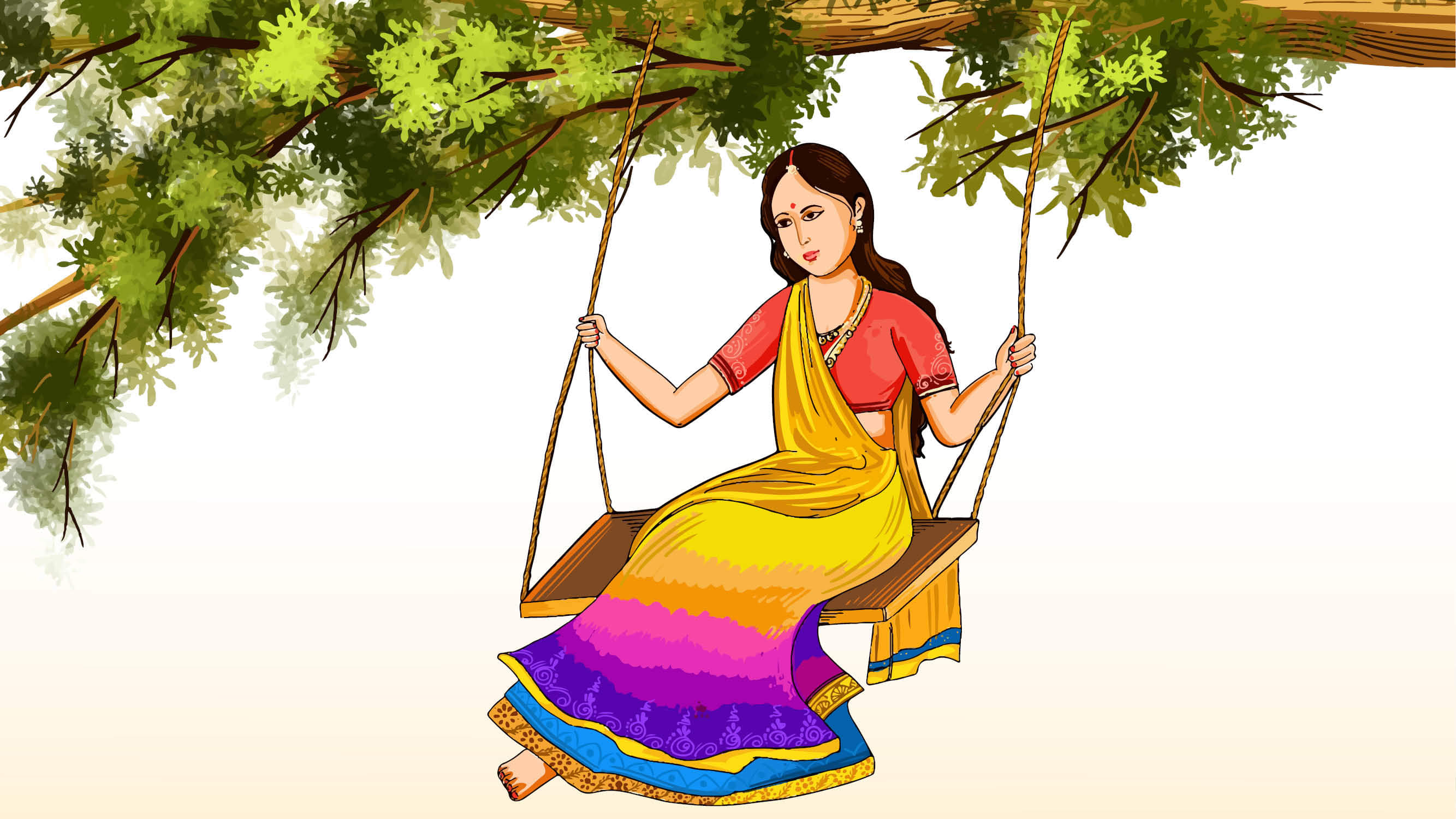 Hariyali Teej 2025 date know importance of green colour in Hariyali teej disprj