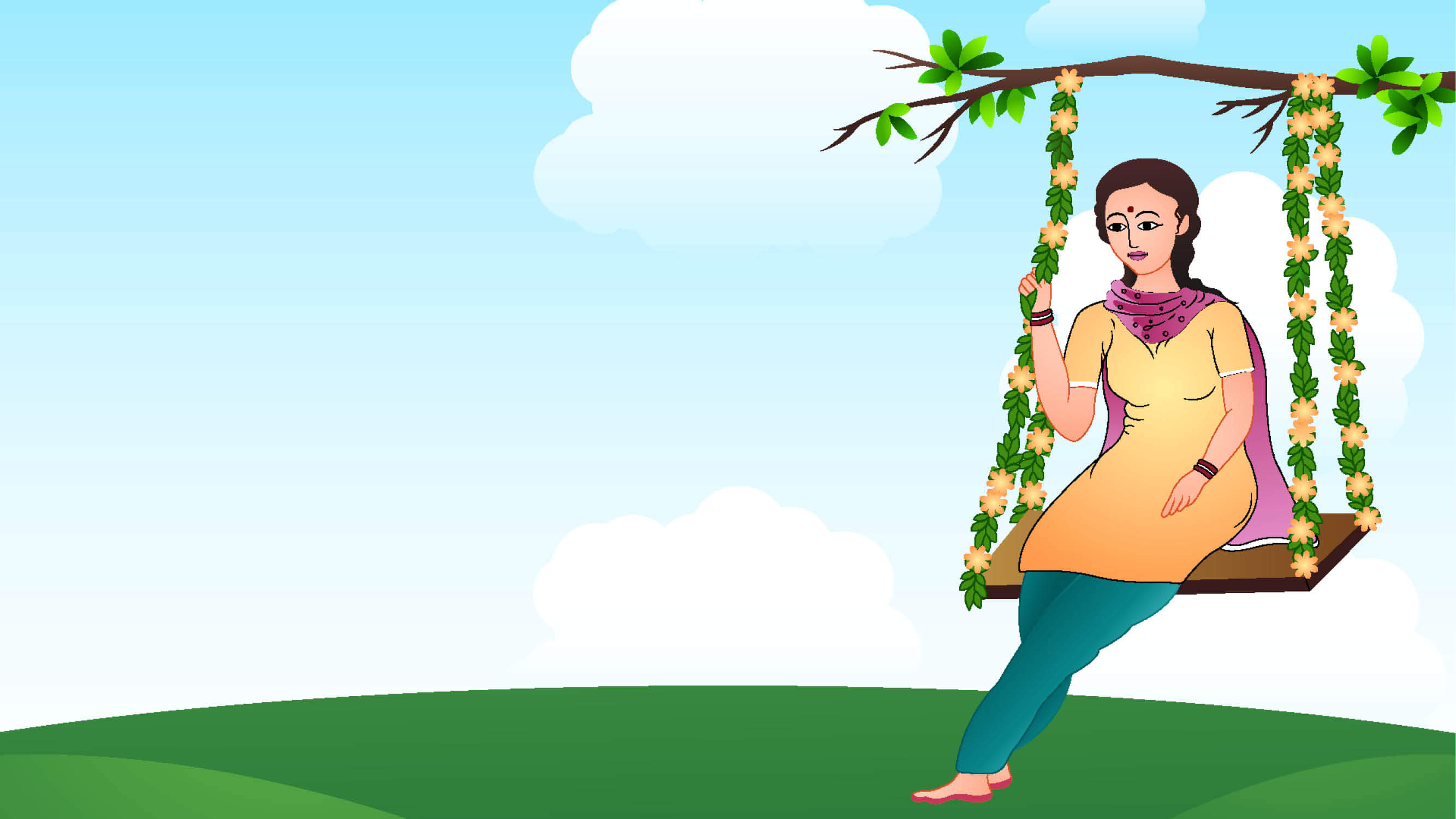 Hariyali Teej 2025 date know importance of green colour in Hariyali teej disprj