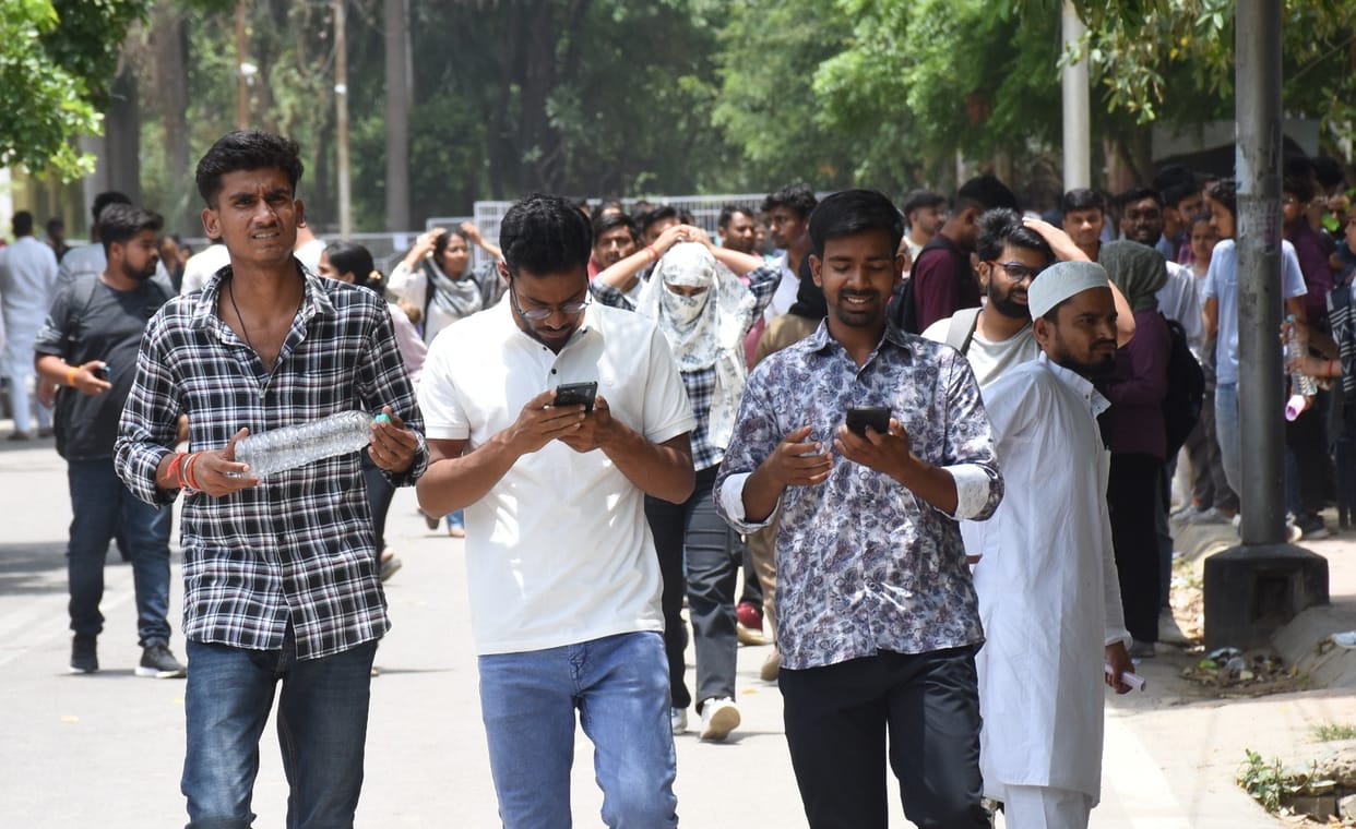 B.Ed entrance exam: Exam held at 751 centers in 69 districts, more than three lakh candidates appeared; Mass