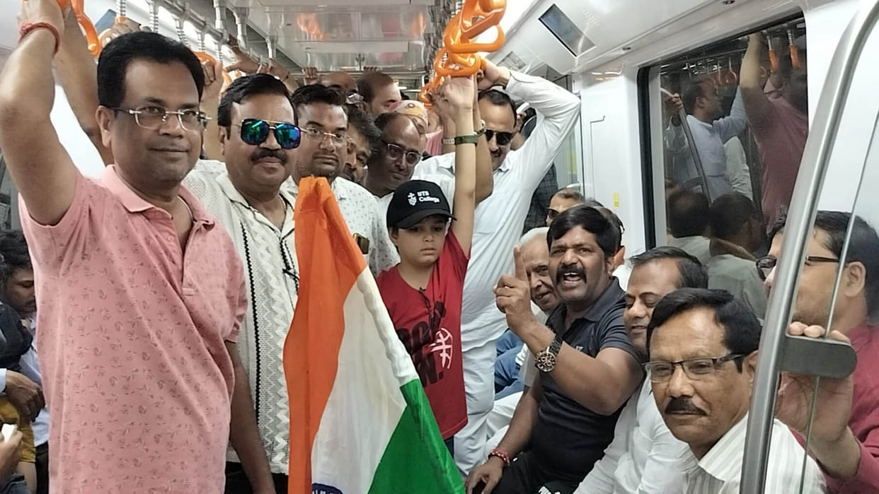 Kanpur: Metro ran from IIT to Kanpur Central Station, about 32,000 passengers traveled in a day