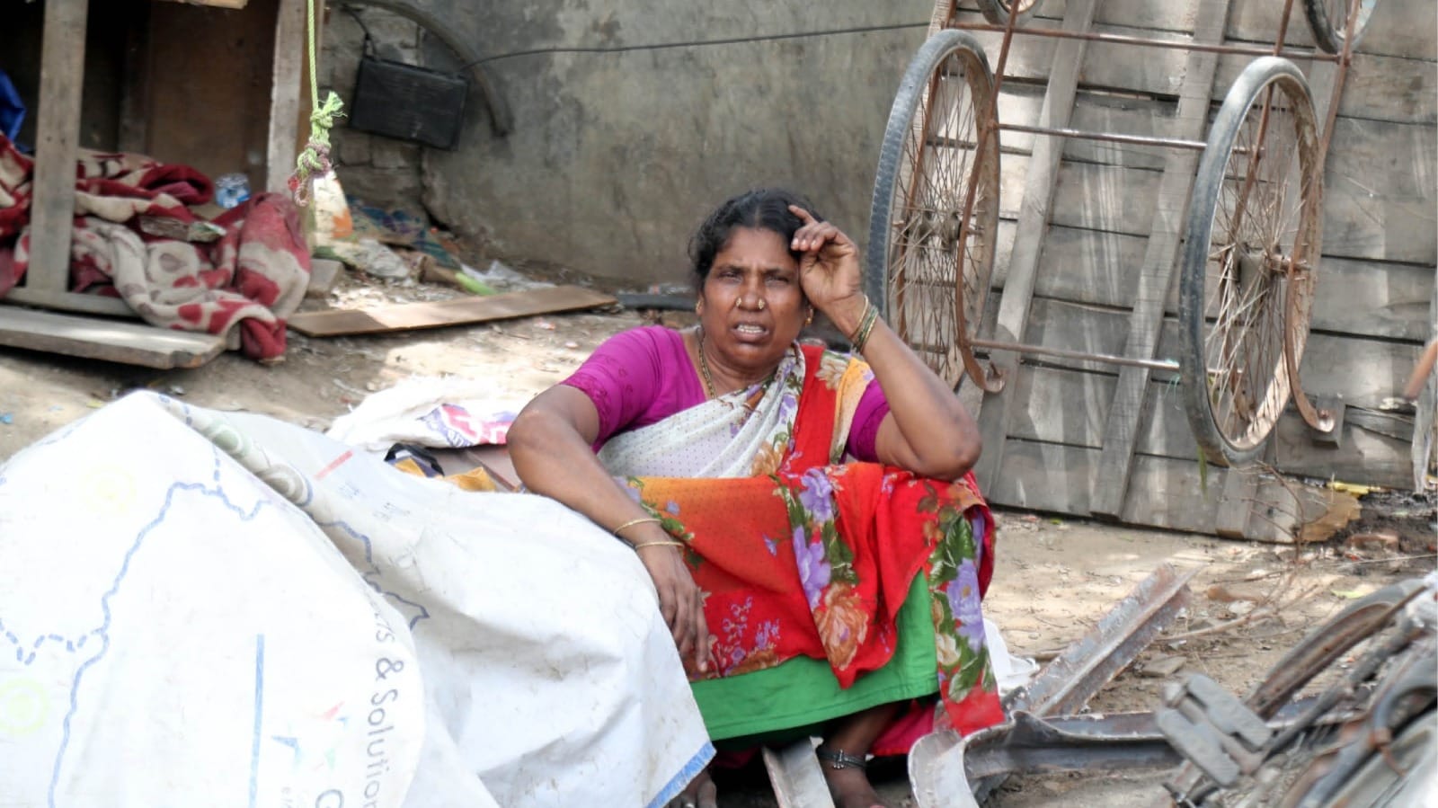 Why bulldozer used in Madrasi camp there was problem during monsoon