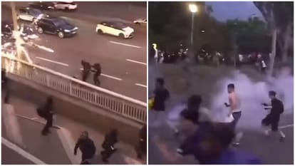 PSG won UEFA Champions League title defeating Inter Milan in final, fans created ruckus in Paris Fire on roads