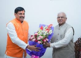 MP News: Happy birthday to Governor Mangubhai Patel, CM Dr. Mohan Yadav prayed to Baba Mahakal