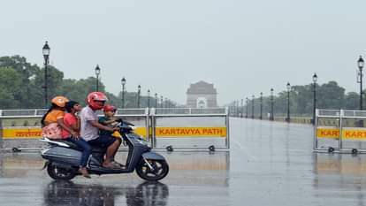 दिल्ली में दो दिन का बारिश का अलर्ट