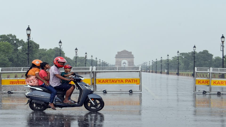 Meteorological Department issued yellow alert for rain in Delhi for two days