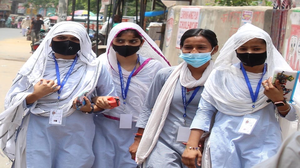 Deficiency of water in the body due to heat