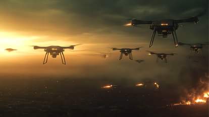 ड्रोन हमला (सांकेतिक तस्वीर)