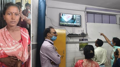 Baby stolen from Medical College Hospital sonbhadra picked up feed in lap woman absconded