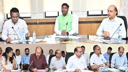 छत्तीसगढ़ के सहकारिता मंत्री केदार कश्यप ने सहकारिता विभाग की बैठक ली।