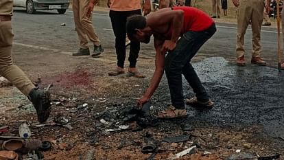 Chitrakoot Road Accident 5 Killed in Road Accident Groom Married 26 Days Ago Among the Dead