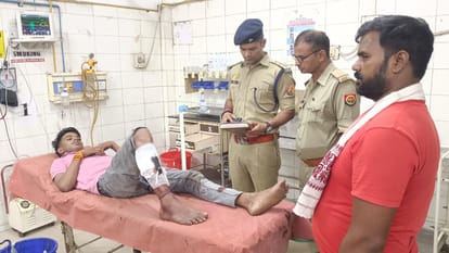 Jaunpur Police Encounter three criminal arrested after gun shot by police