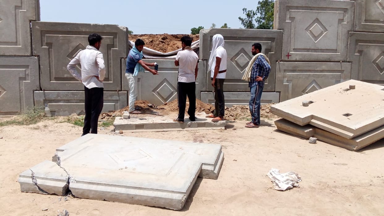 Site Engineer Dies After Lintel Panel Collapses at Shamli-Ambala Highway Site