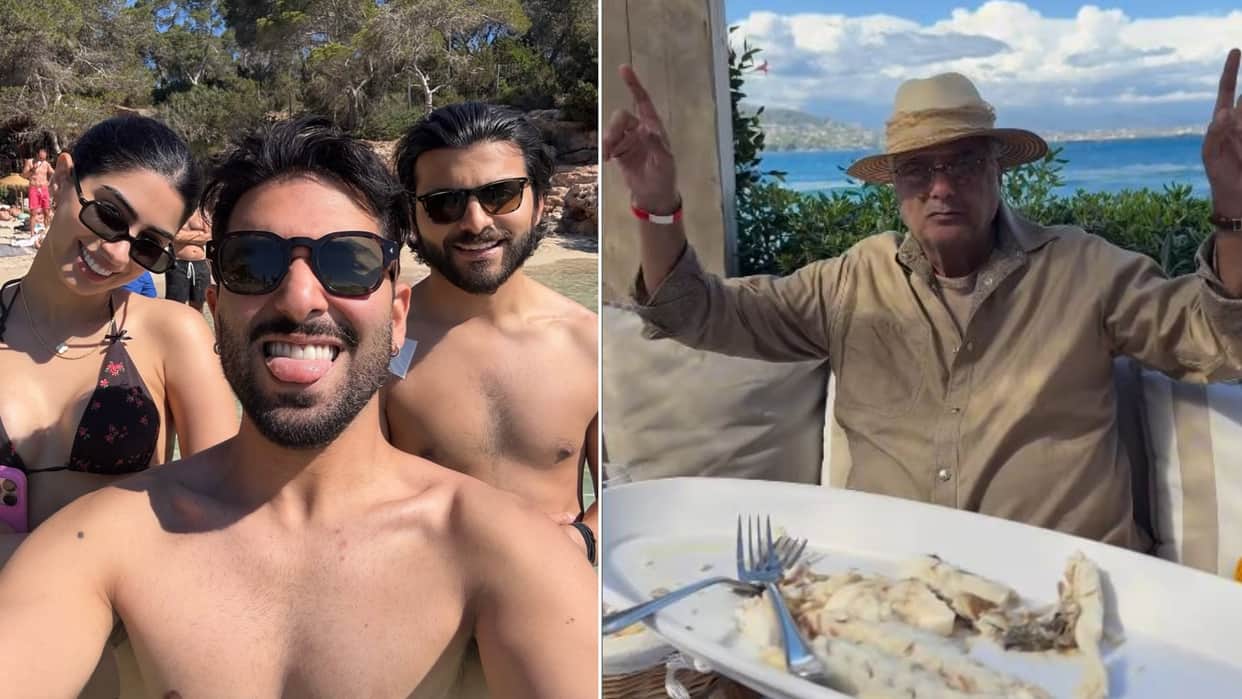 khushi kapoor with her sister Janhvi Rumoured Boyfriend Shikhar Pahariya Orry boney kapoor photos video viral