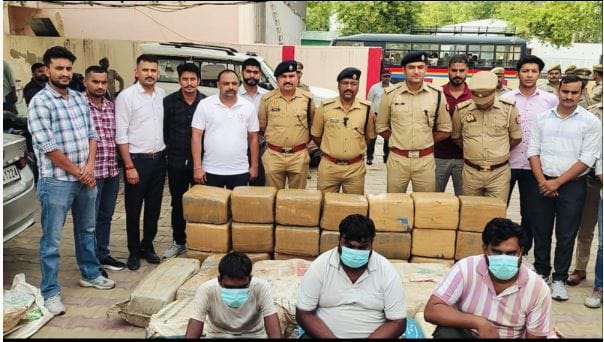 494 kg ganja worth Rs 3 crore seized in Agra three accused arrested