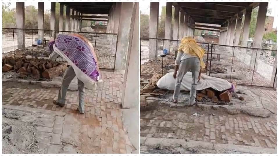 UP police forgot to cremate an unclaimed body in jhansi funeral took place after 18 days