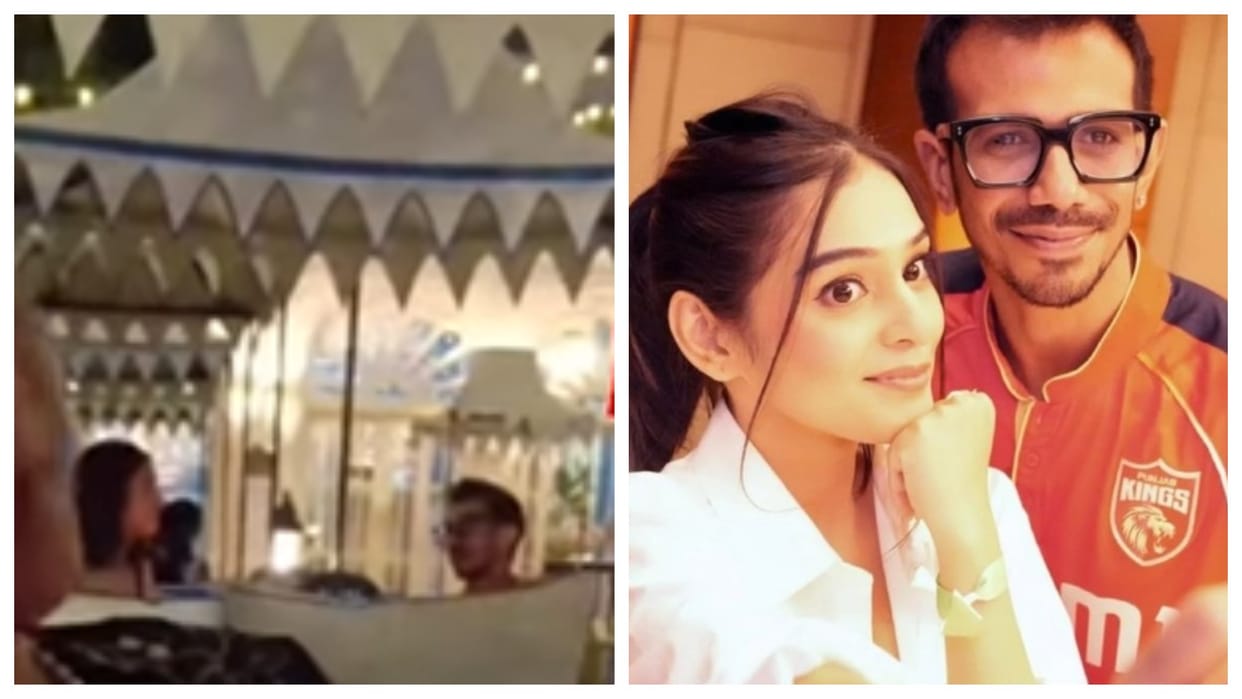 rj mahvash spotted at dinner date with yuzvendra chahal fans reacts before ipl 2025 rcb vs pbks final