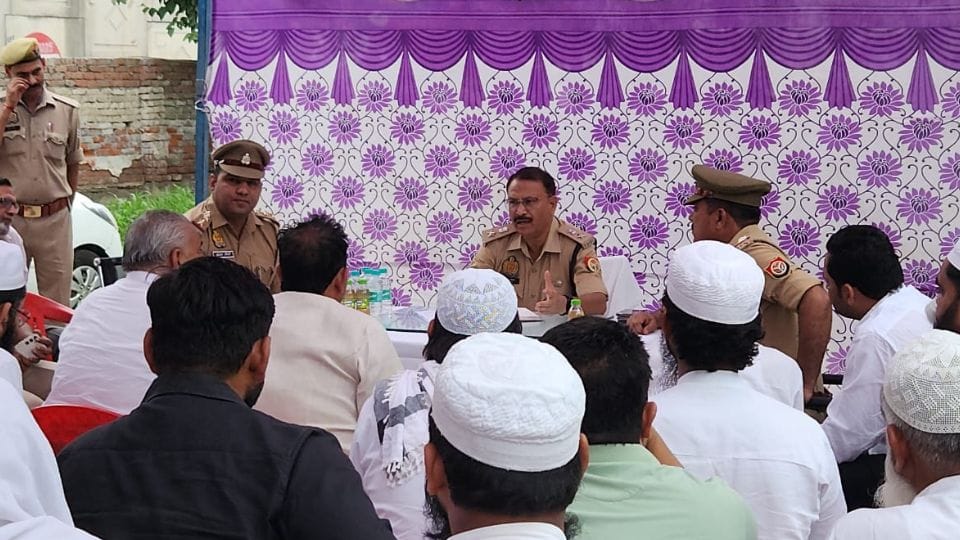 peace committee meeting held at Mussoorie police station for Bakrid in Mussoorie