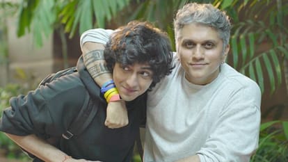 Mohit Suri Lounching two kashmiri artist from kashmir Faheem Abdullah Arslan Nizami