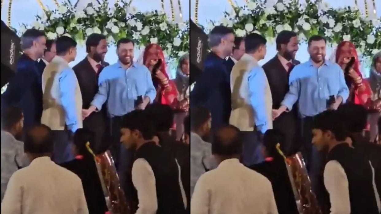 Alakh Pandey was trying to interfere between couple at the reception Khan Sir caught him Funny video viral