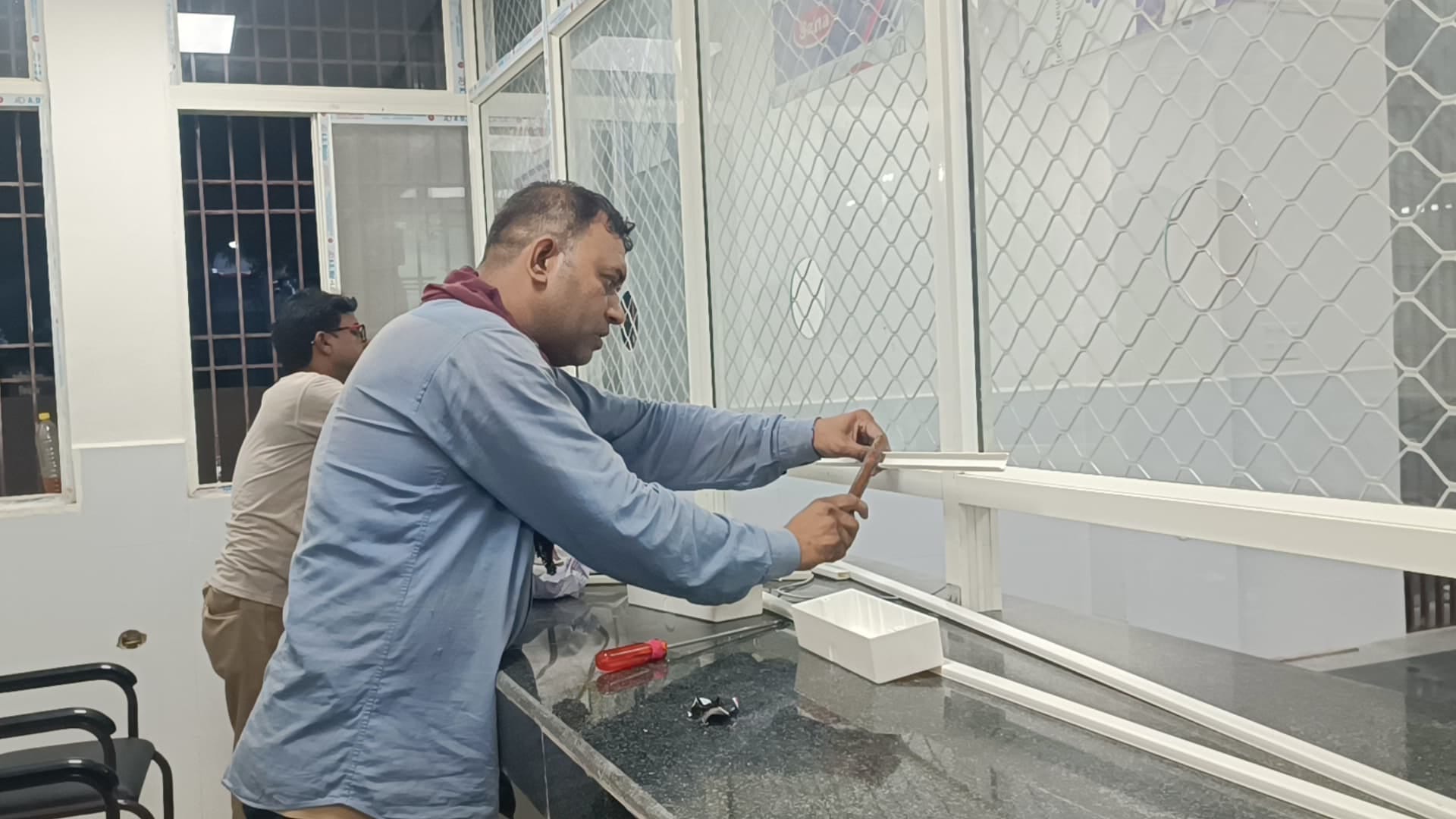अस्पताल में होता काम
