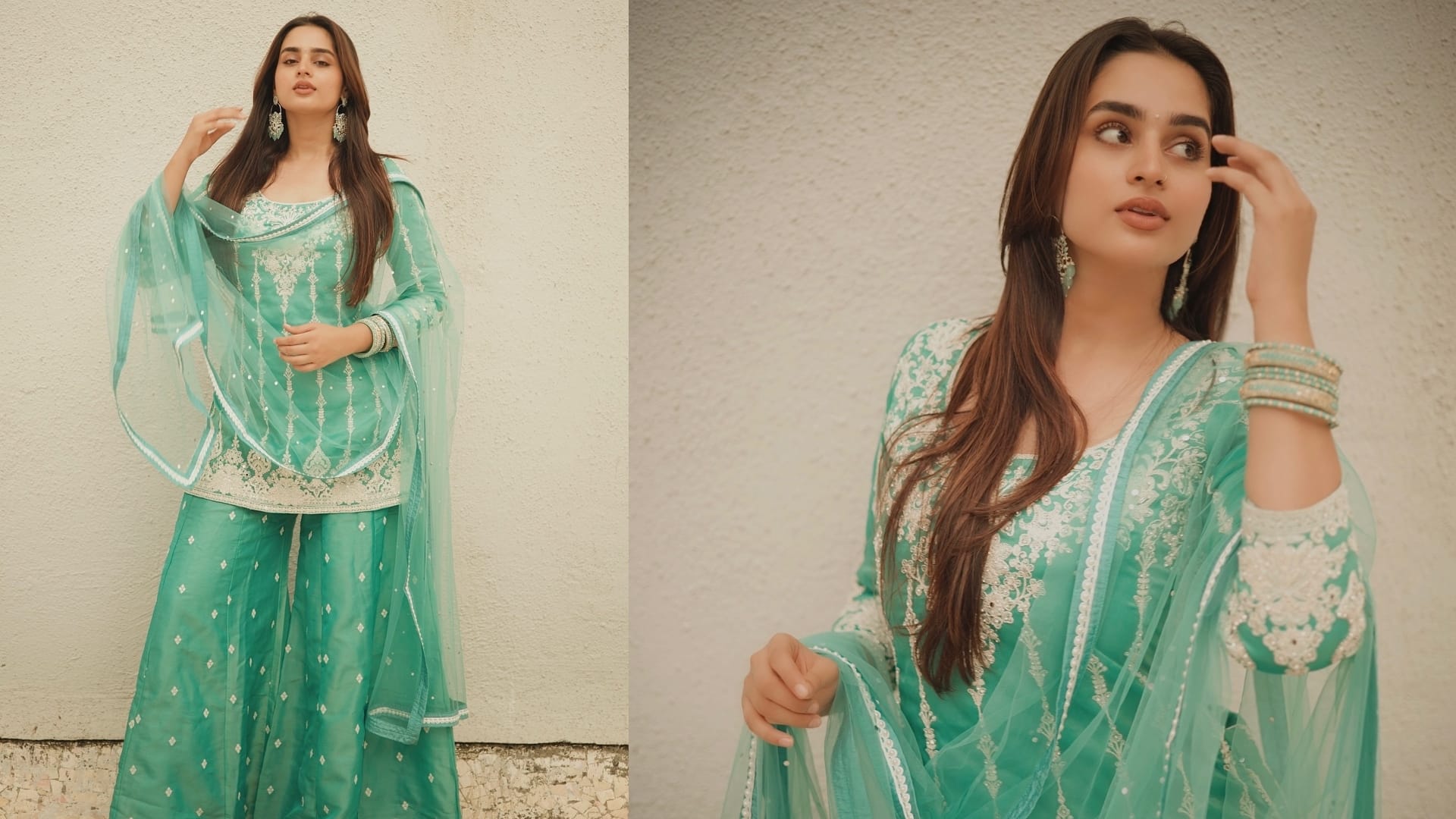 actress Ayesha Khan suit looks of bakrid 2025  disprj