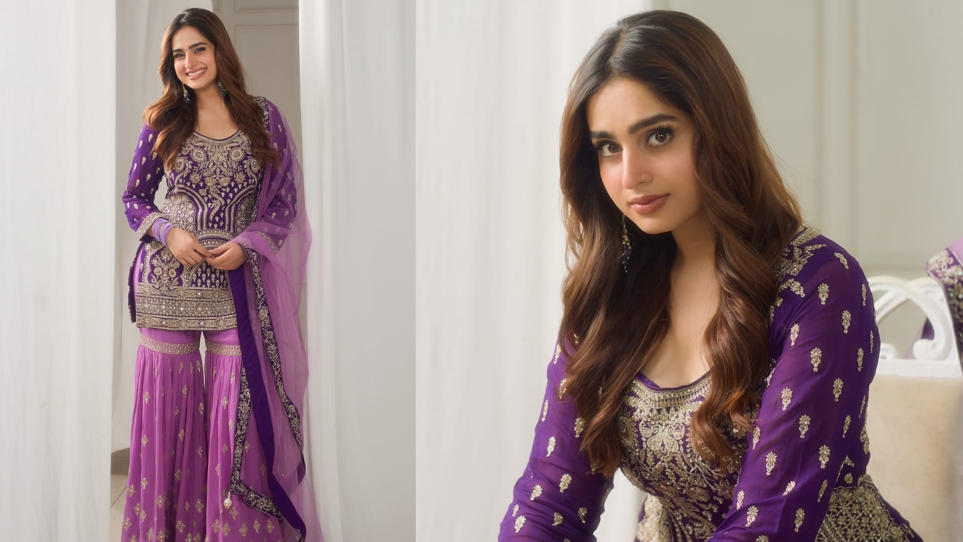 actress Ayesha Khan suit looks of bakrid 2025  disprj