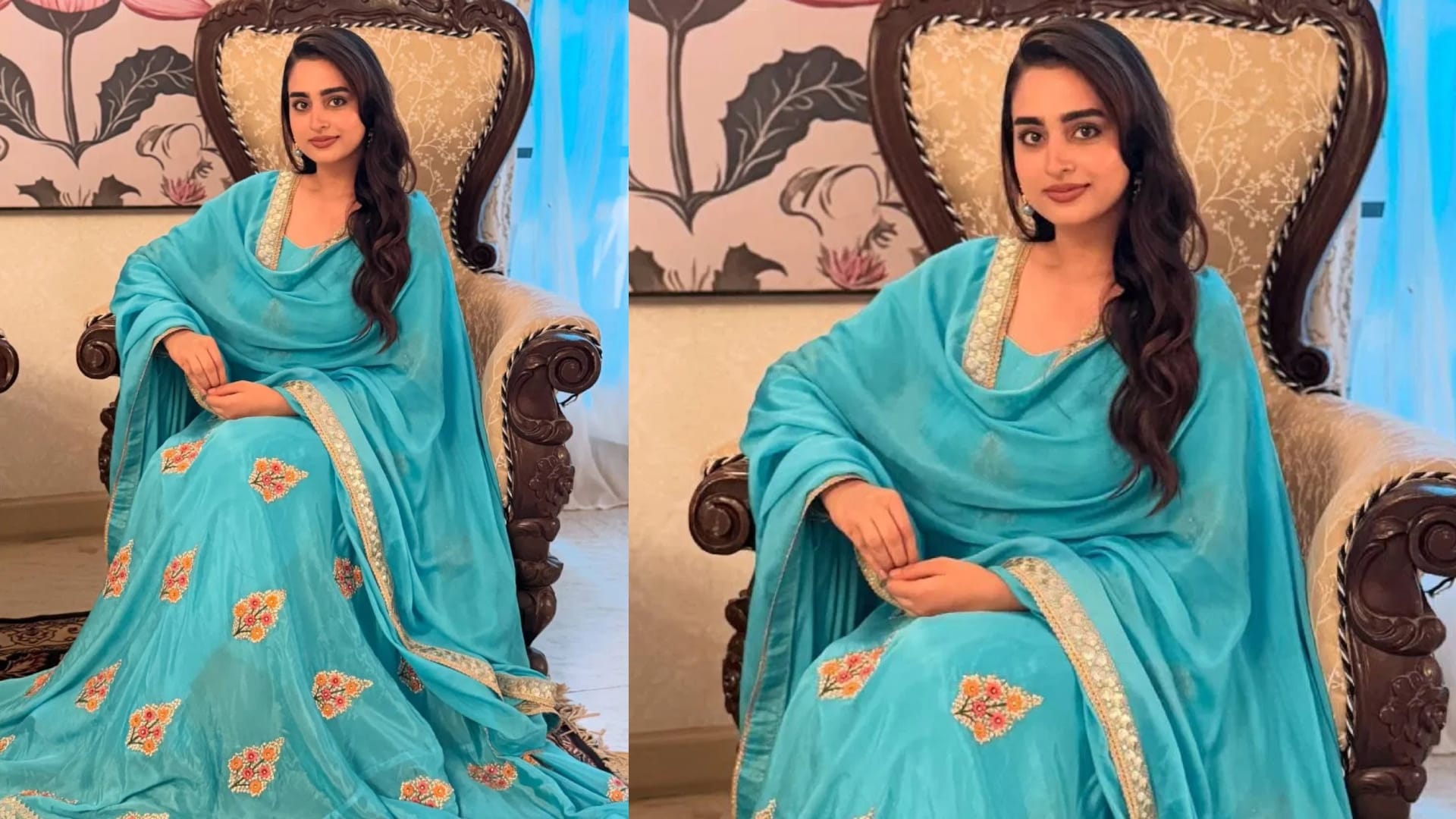 actress Ayesha Khan suit looks of bakrid 2025  disprj