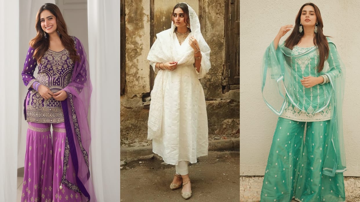 actress Ayesha Khan suit looks of bakrid 2025  disprj