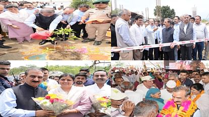 CM sukhvinder Sukhu inaugurated and laid the foundation stone of development projects worth Rs 100 crore in De