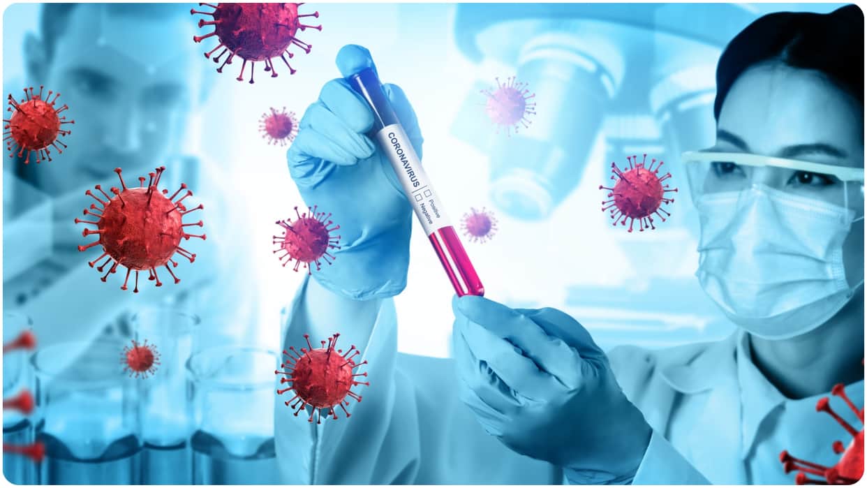 Corona infected woman found in Aligarh