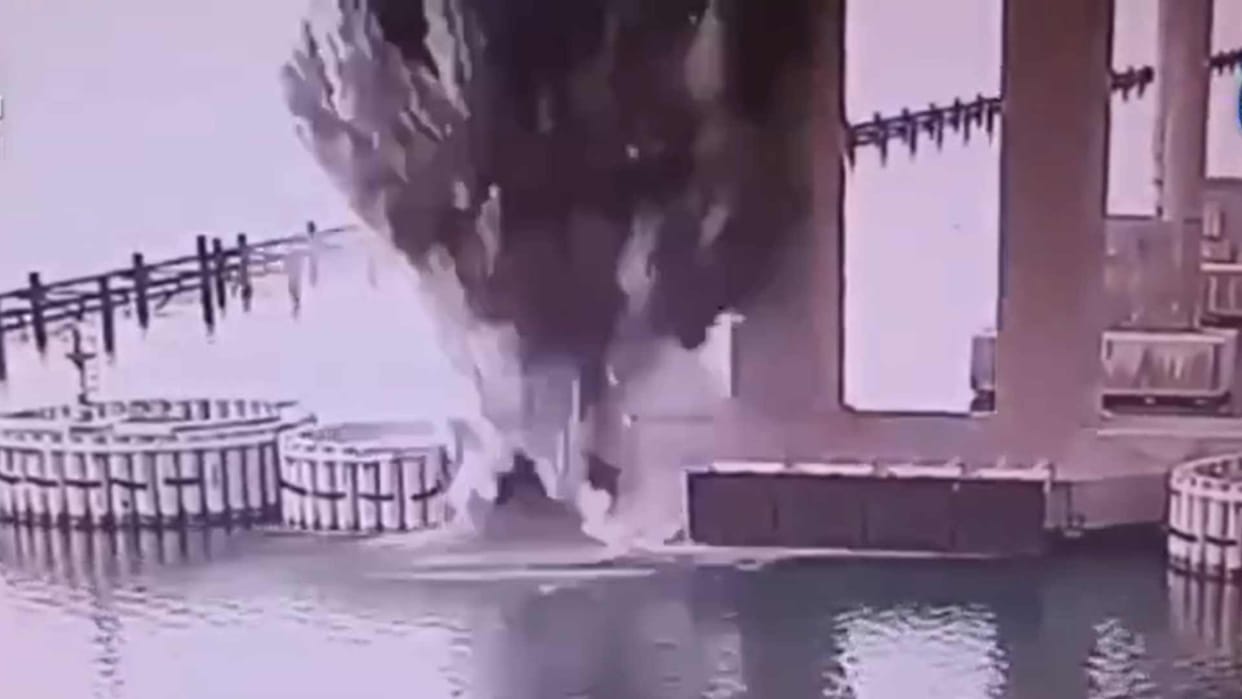 Ukraine strikes bridge connecting Russia to Crimea underwater explosives report