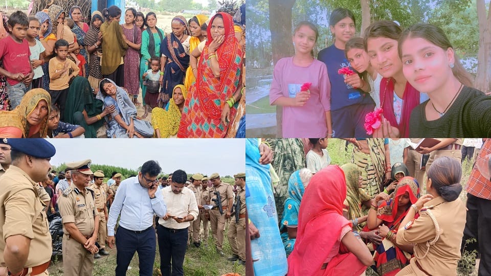 Six sisters died drowning in Yamuna in agra