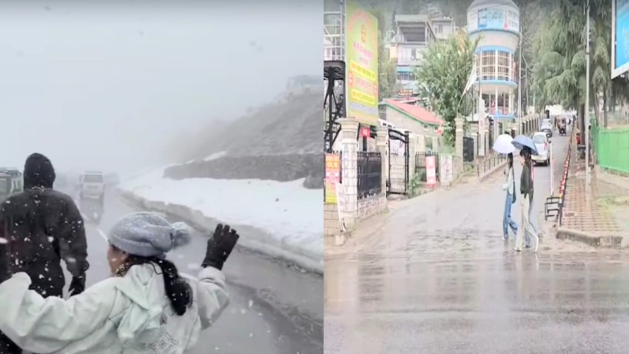 Himachal Weather: Snowfall on the peaks, rain in Kullu, cold increased, clouds will rain for so many days in m