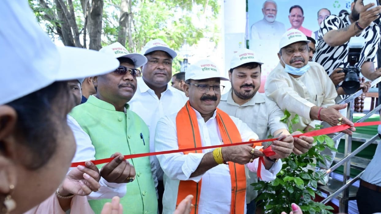 Deputy CM Sao launched 'Green Cleanliness Campaign' in chhattisgarh