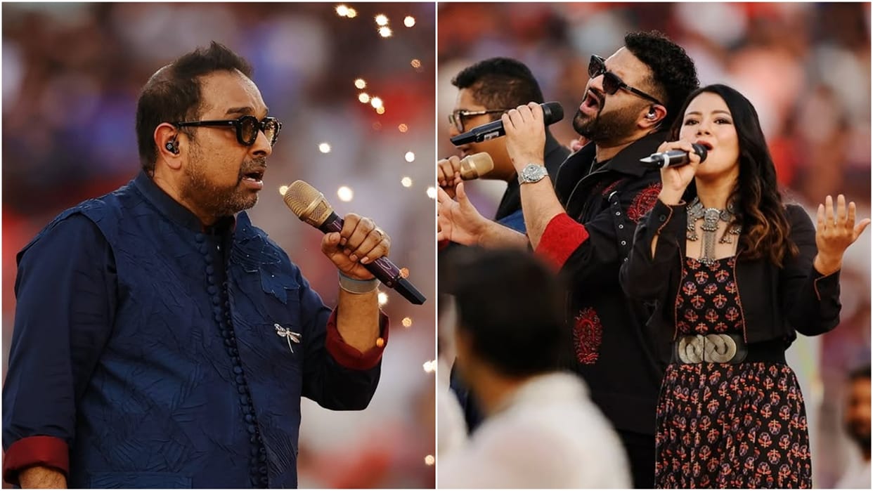 ipl final 2025 RCB vs PBKS shankar mahadevan and his son performance tribute to indian army