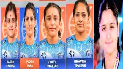 कबड्डी वर्ल्ड कप कैंप में हिमाचल प्रदेश की पांच बेटियां