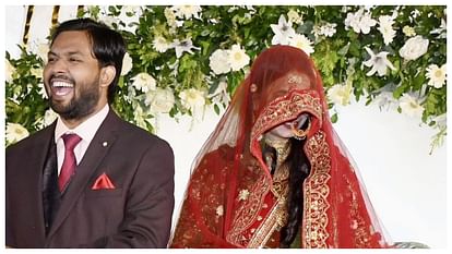 Khan Sir Wife First Picture from Wedding Reception goes viral on internet
