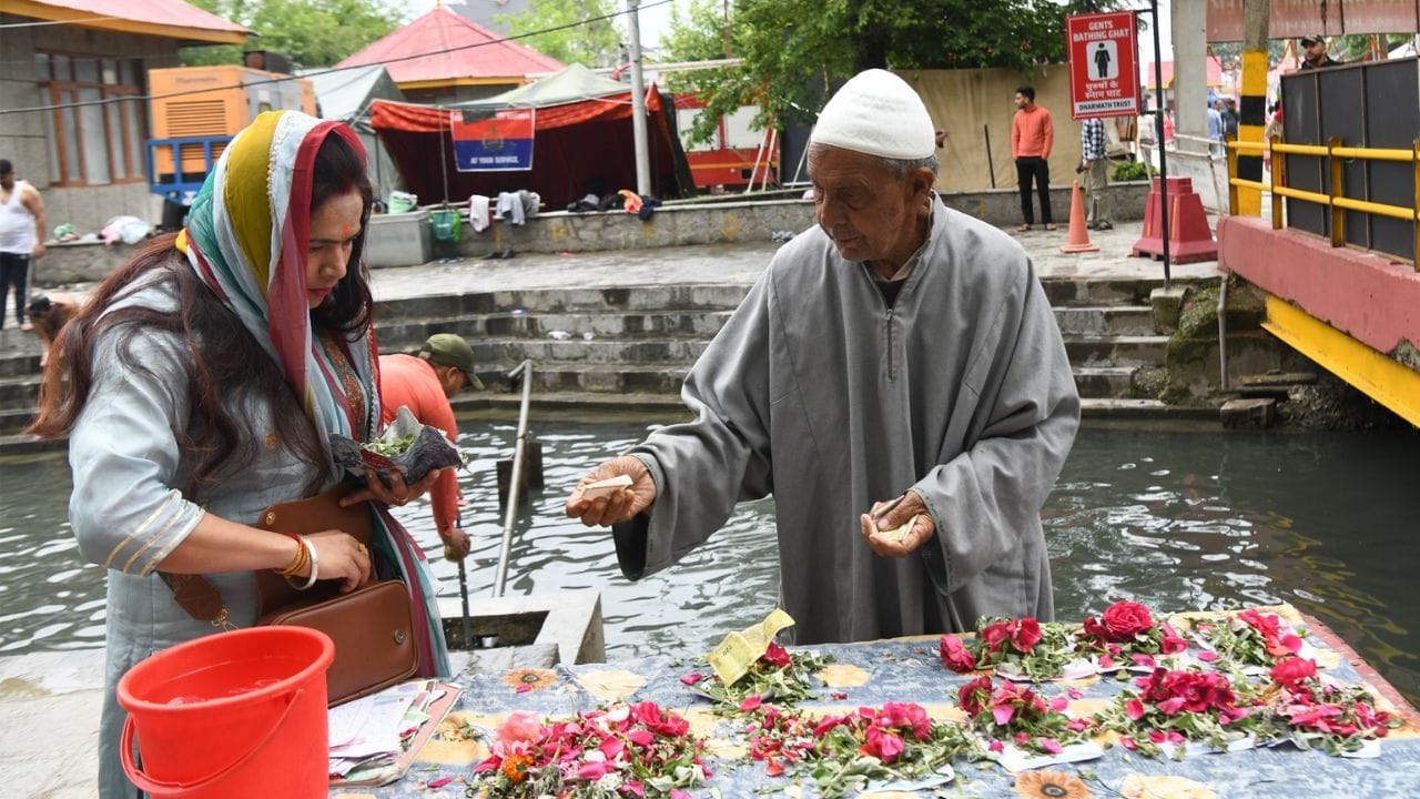 After the Pahalgam attack, devotees gathered for the Kheer Bhawani fair