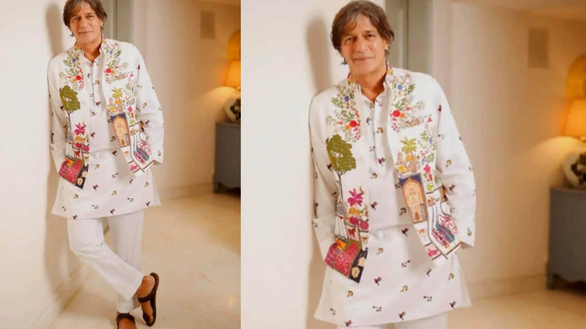 क्लासिक कुर्ता पायजामा लुक