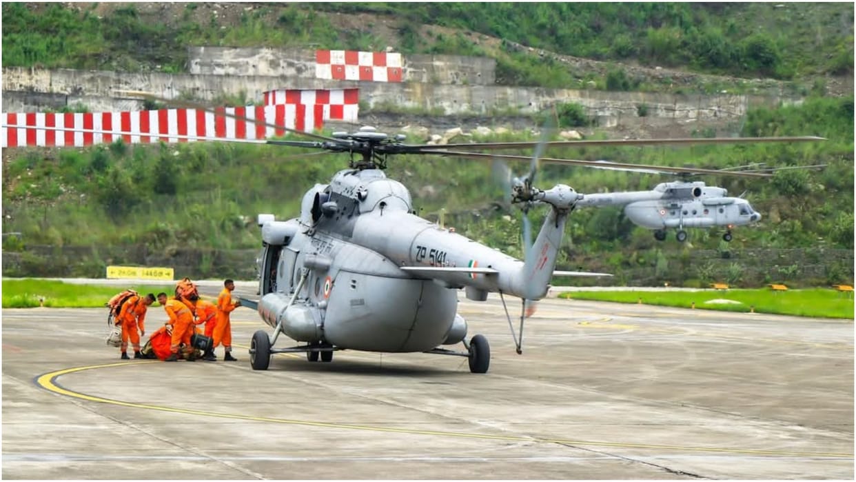 North Sikkim: Helicopters deployed for relief operations, NDRF teams landed