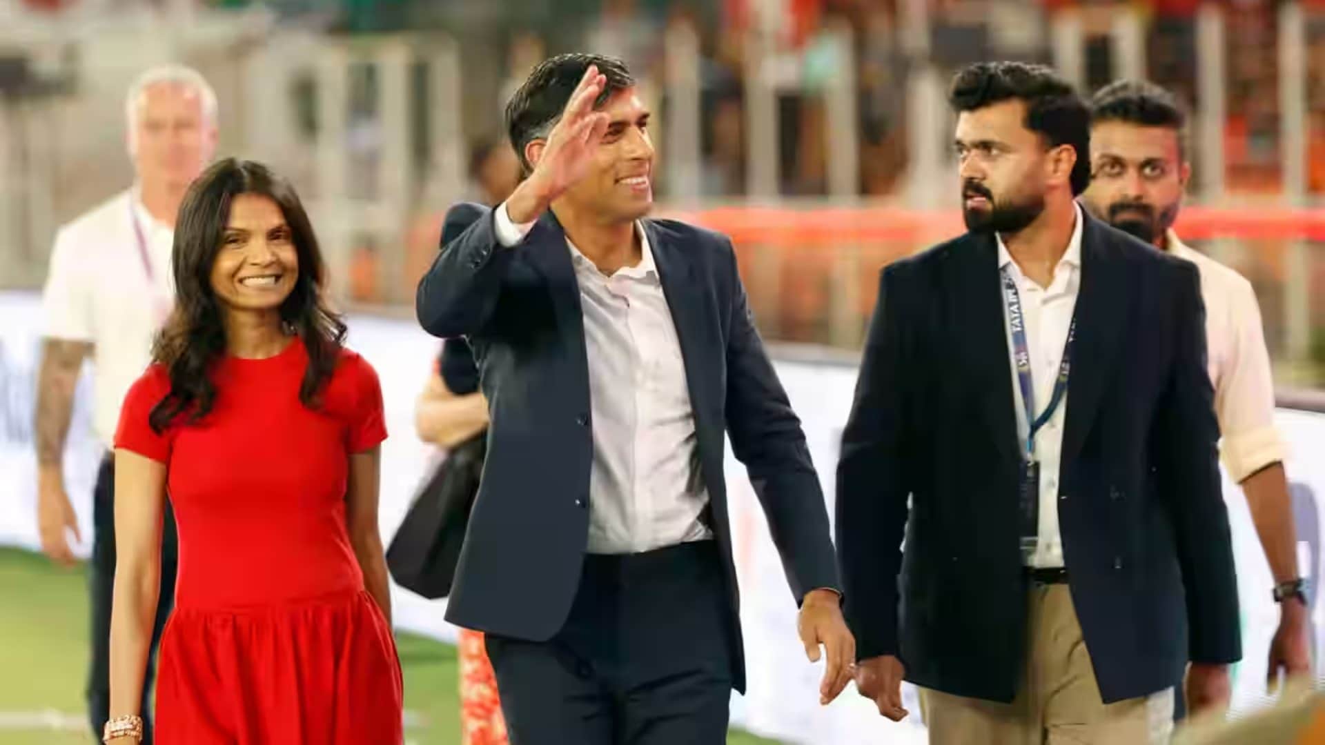 IPL 2025 RCB vs PBKS Final Photos Top Leaders in Narendra Modi Stadium Rishi Sunak Jay Shah