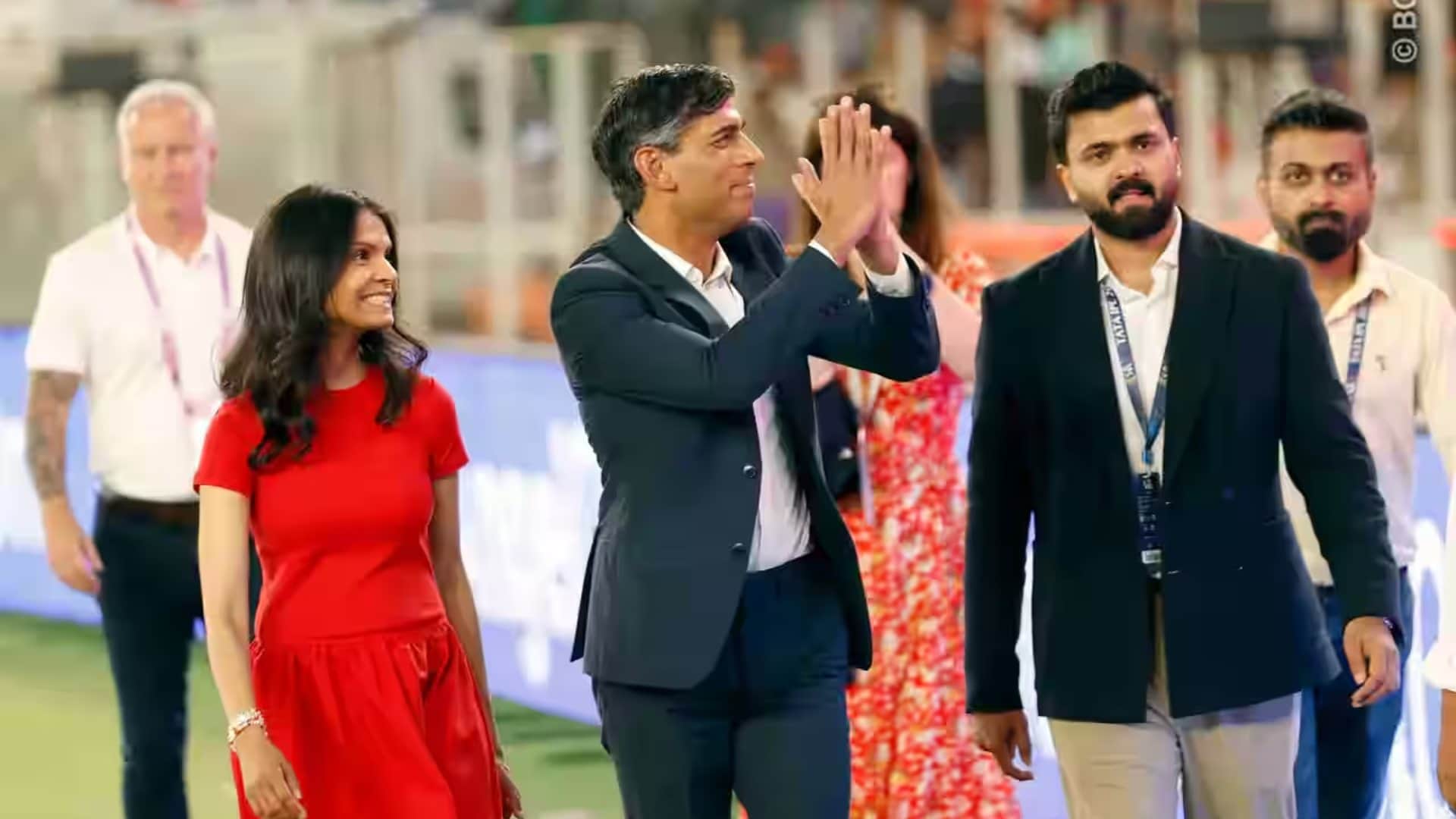IPL 2025 RCB vs PBKS Final Photos Top Leaders in Narendra Modi Stadium Rishi Sunak Jay Shah