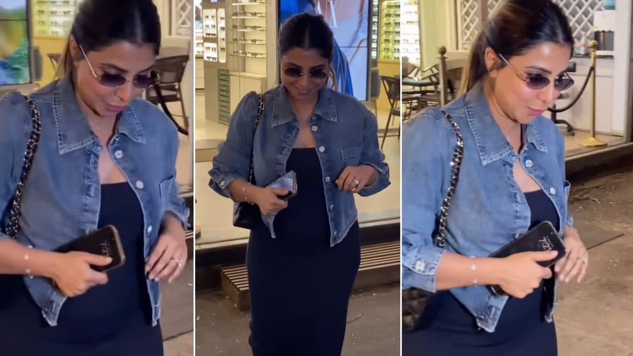 arbaaz khan second wife sshura khan falunt her baby bump in black tight fiting dress video goes viral