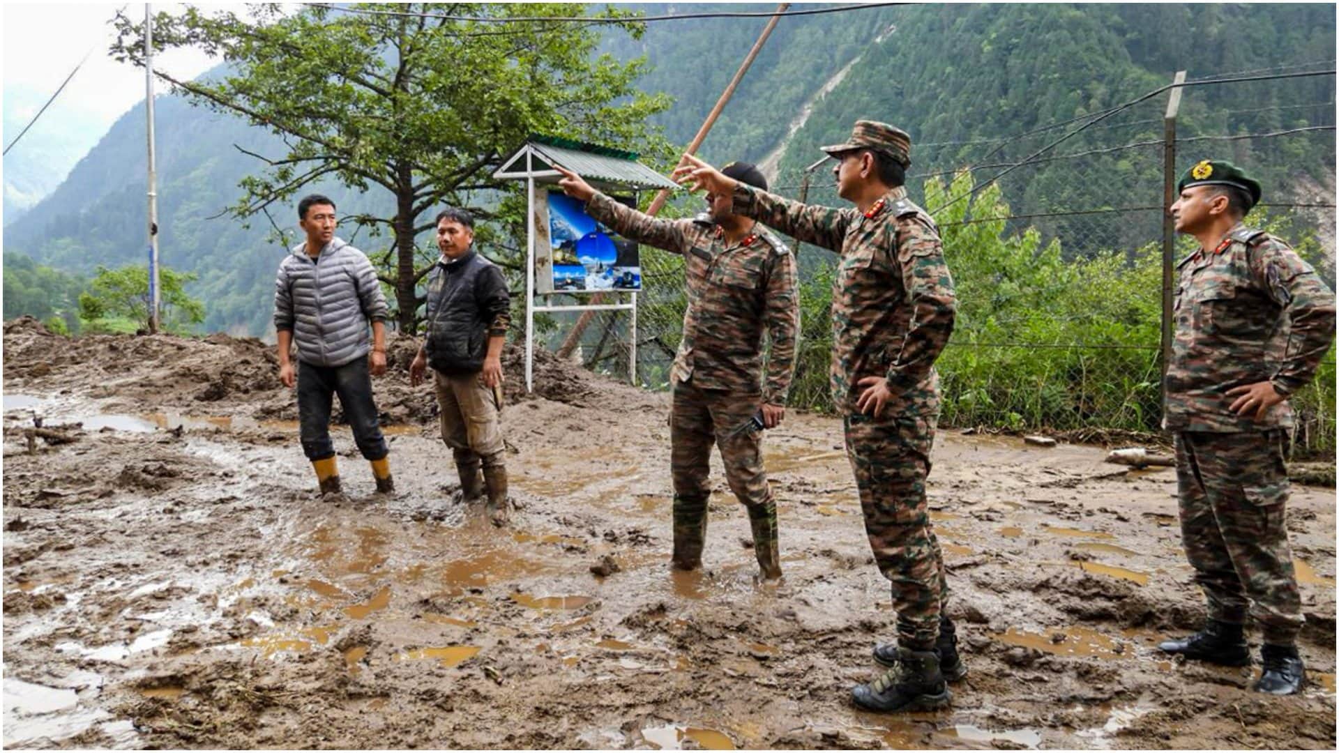 Photos: Assam Sikkim Manipur are in bad state due to heavy rains and floods PM Modi assured all possible help