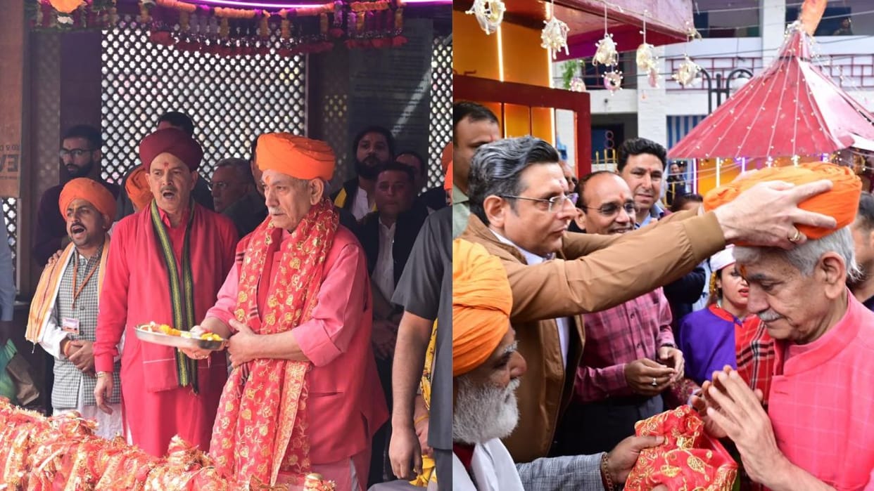 On the auspicious occasion of Jyeshtha Ashtami, I paid obeisance to Mata Kheer Bhawani. Prayed for well-being