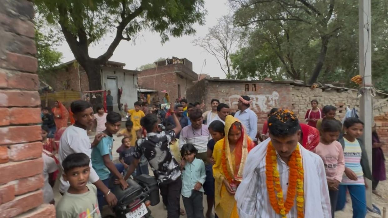 The lover had come to meet his girlfriend the villagers caught him